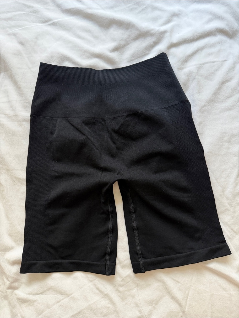 Alphalete Black High-Waist Bike Shorts
